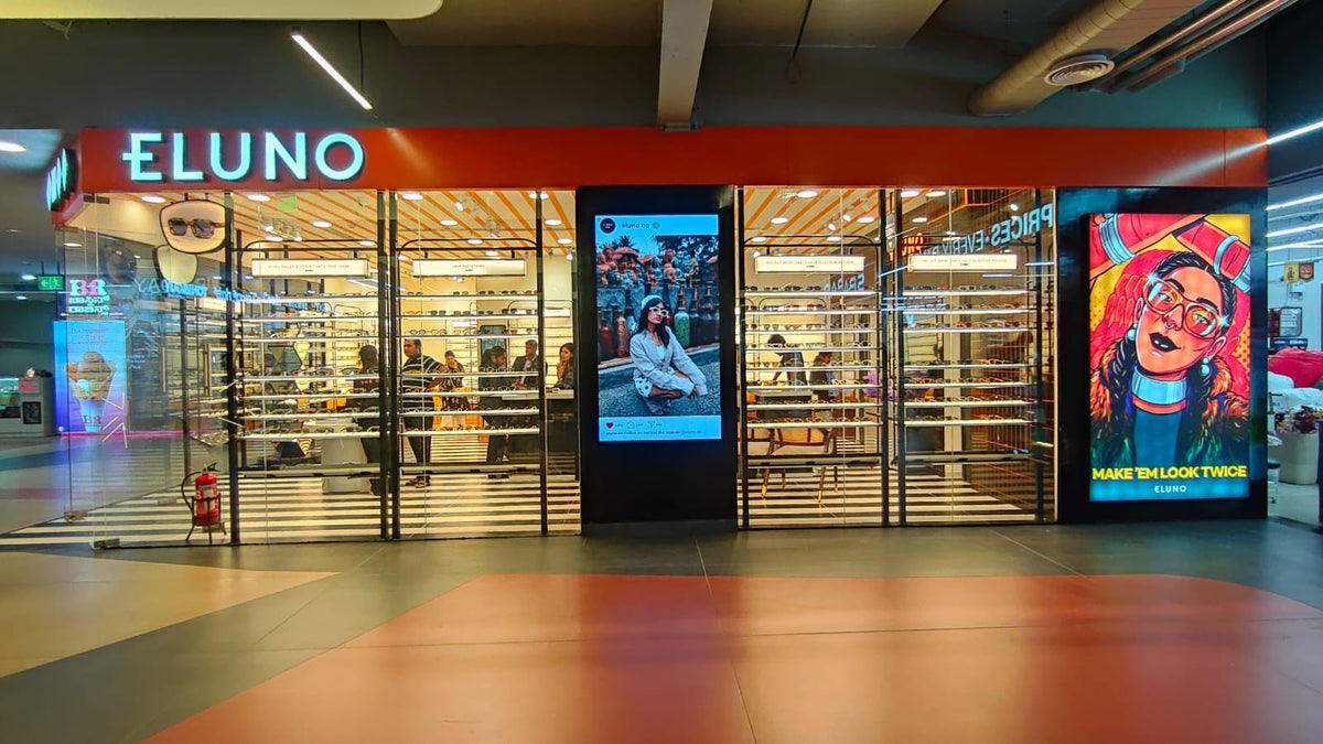 Eluno Eyewear Vega City store front