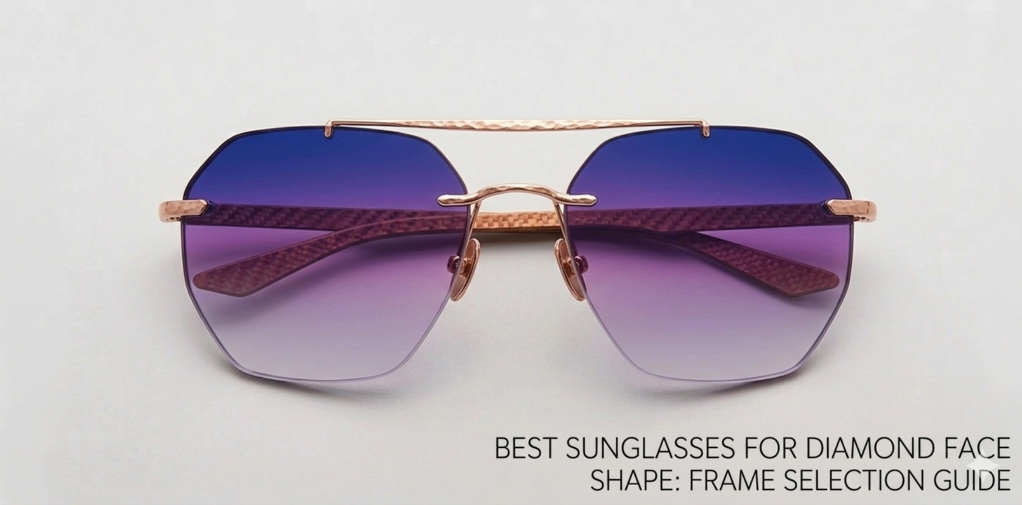 Best Sunglasses for Diamond Face Shape: Frame Selection Guide
