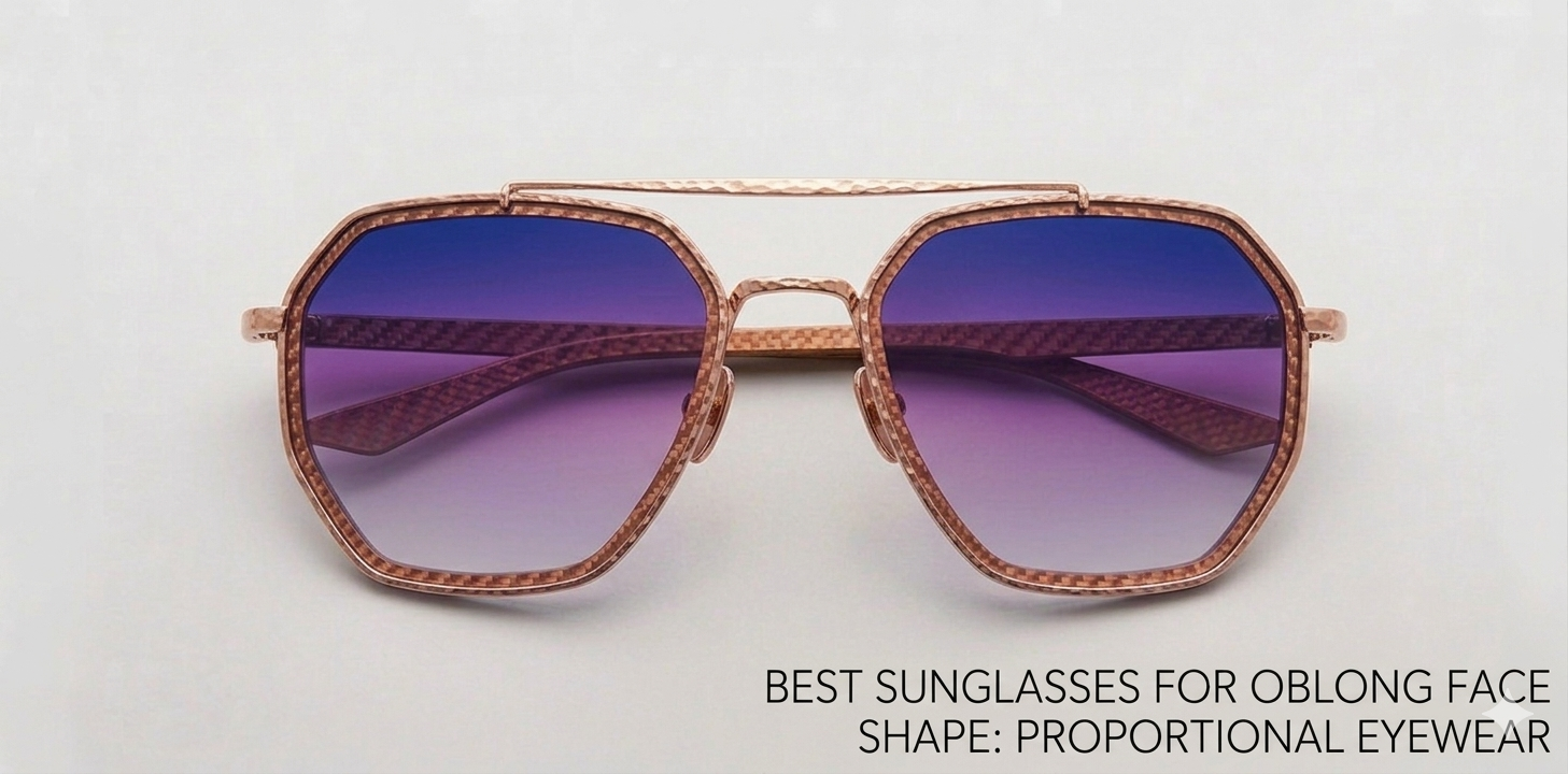 Best Sunglasses for Oblong Face Shape: Proportional Eyewear