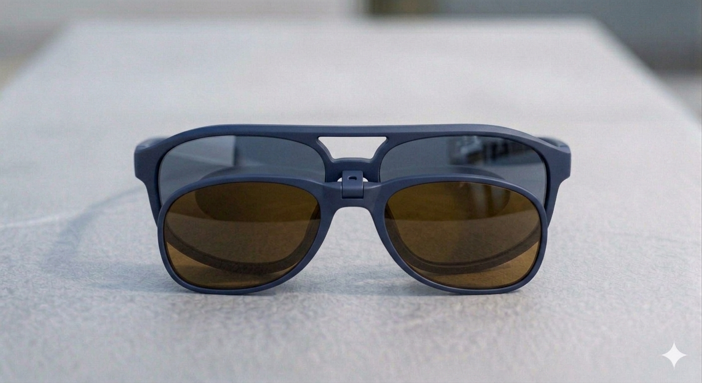 Clip-On Sunglasses With Bridge Support: Stability Features