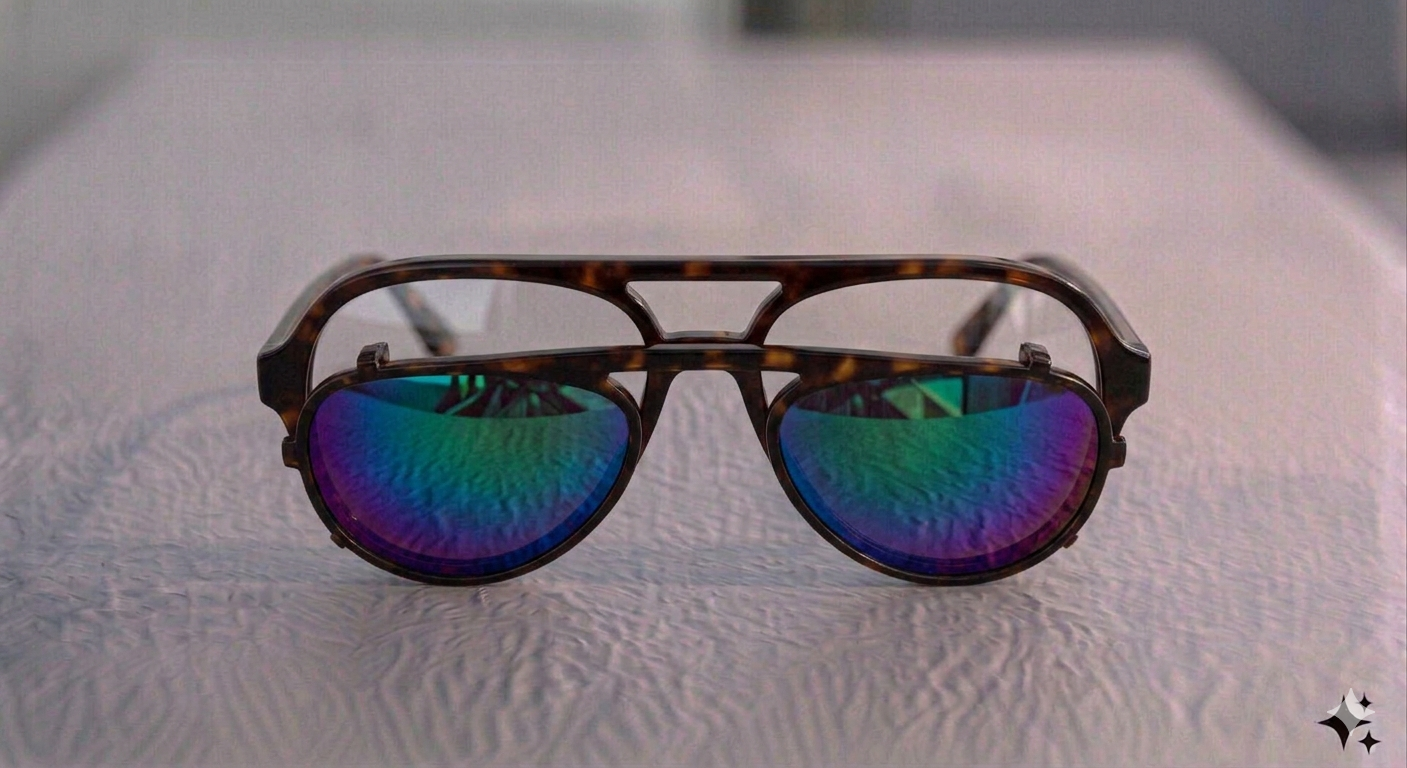 Colored Mirror Aviators: Trendy Reflective Sunglasses