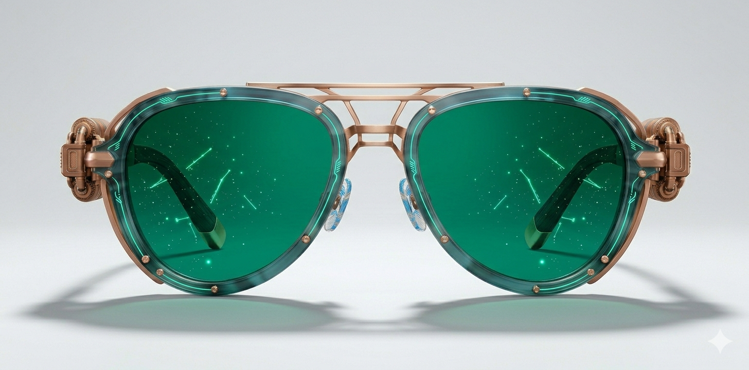 Emerald Tinted Sunglasses: Jewel-Tone Eyewear Fashion