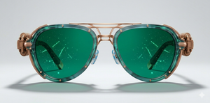 Emerald Tinted Sunglasses: Jewel-Tone Eyewear Fashion
