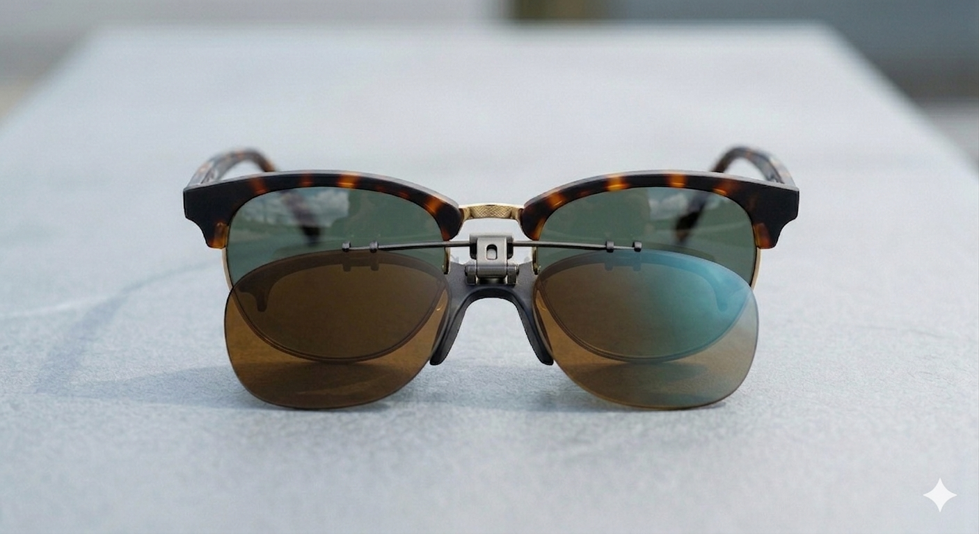Fishing Clip-On Sunglasses: Polarized Lens Options