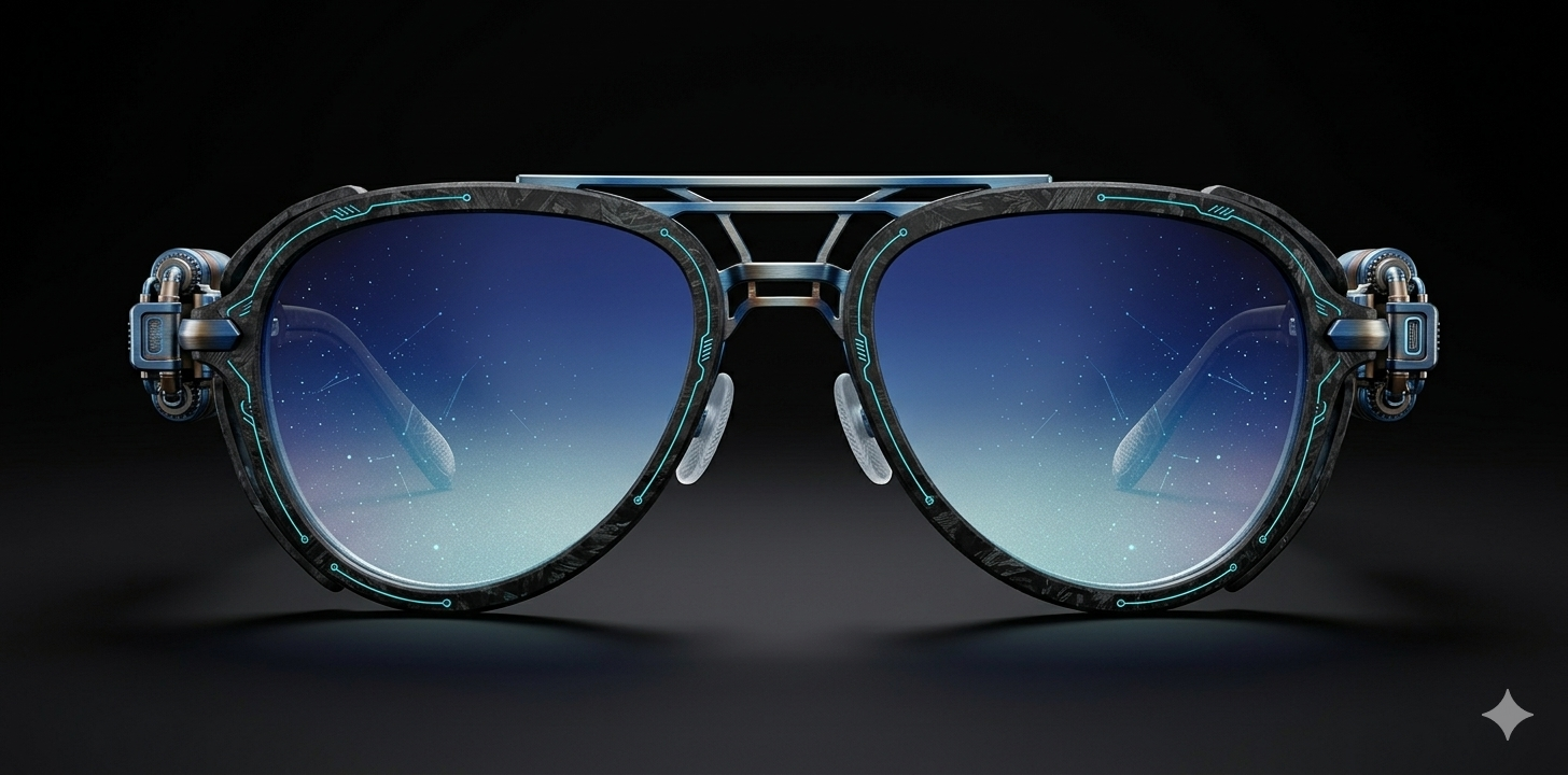 Futuristic Space-Inspired Glasses: Bold Statement Eyewear