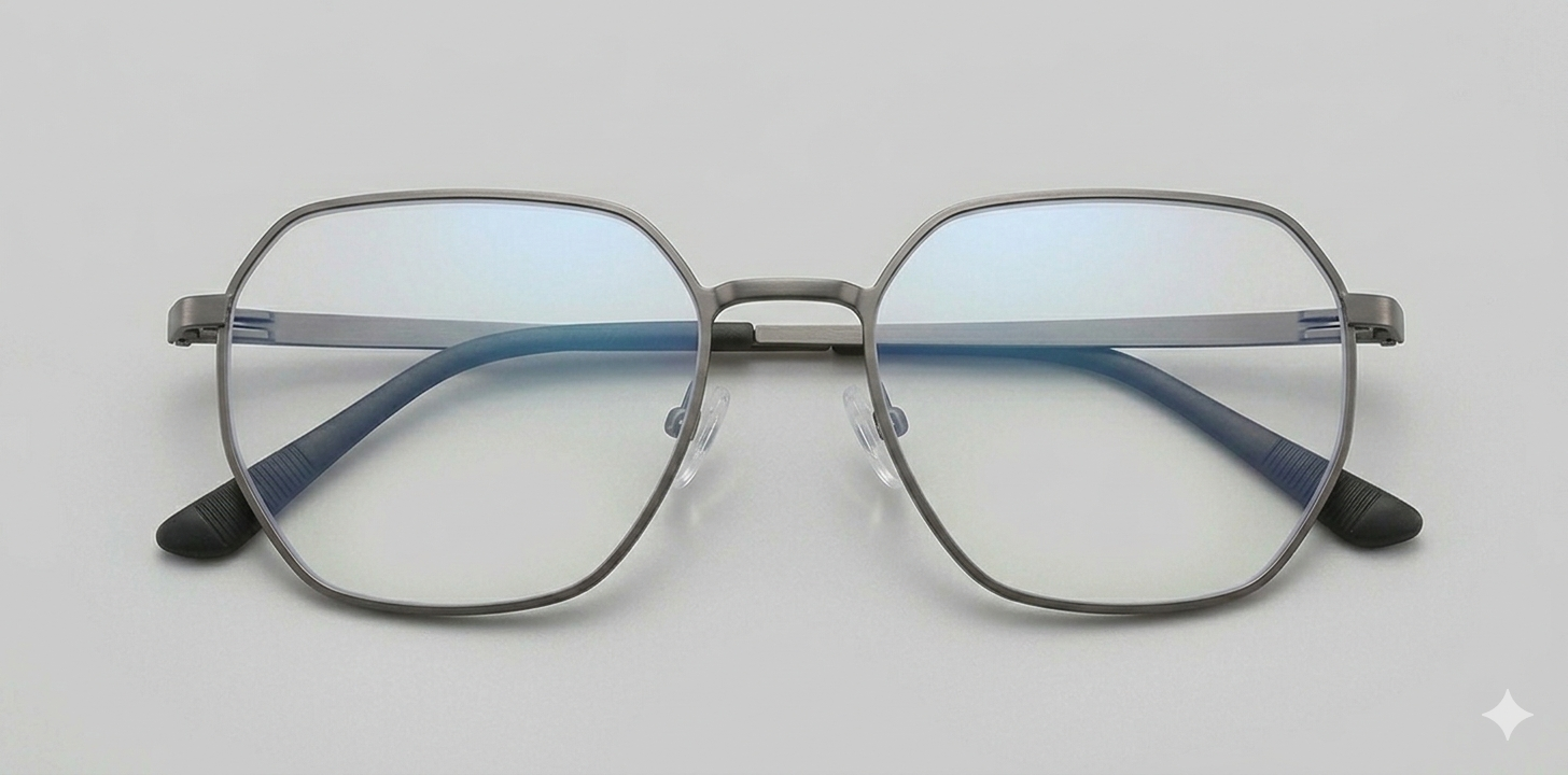 Geometric Metal Sunglasses: Angular Design Meets Modern Fashion