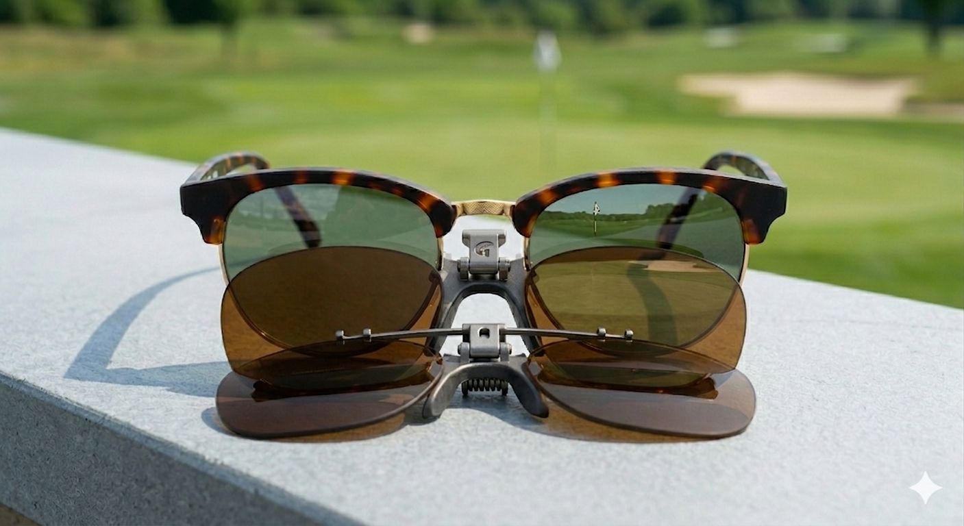 Golf Clip-On Sunglasses: Enhanced Vision on the Course