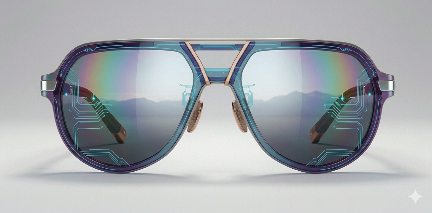 Iridescent Lens Sunglasses: Rainbow Effect Eyewear