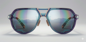 Iridescent Lens Sunglasses: Rainbow Effect Eyewear