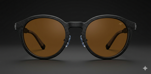 Microdetail Eyewear: Embossed Texture & Subtle Logo Glasses