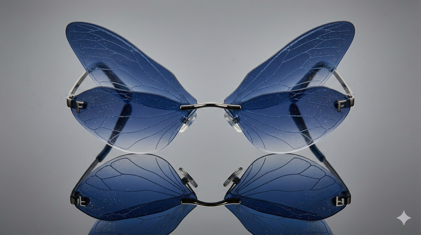 Oversized Butterfly Sunglasses: Exaggerated Style