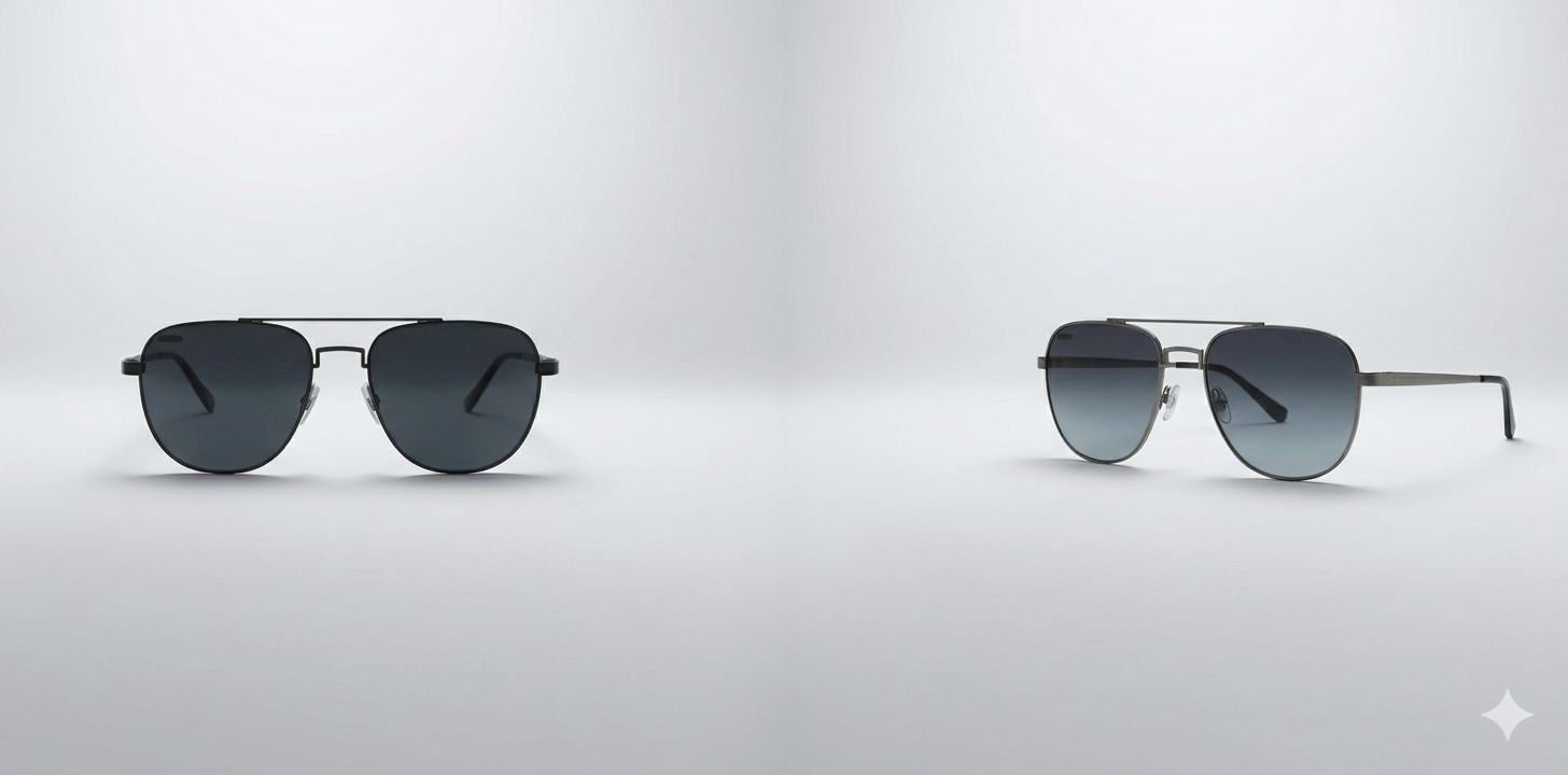 Pilot Double Bridge Sunglasses: Freedom and Individuality in One Frame