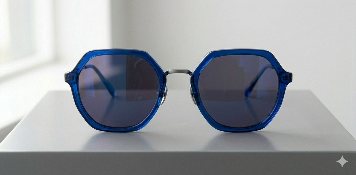 Plastic & Metal Hybrid Sunglasses: Design Balance – ELUNO