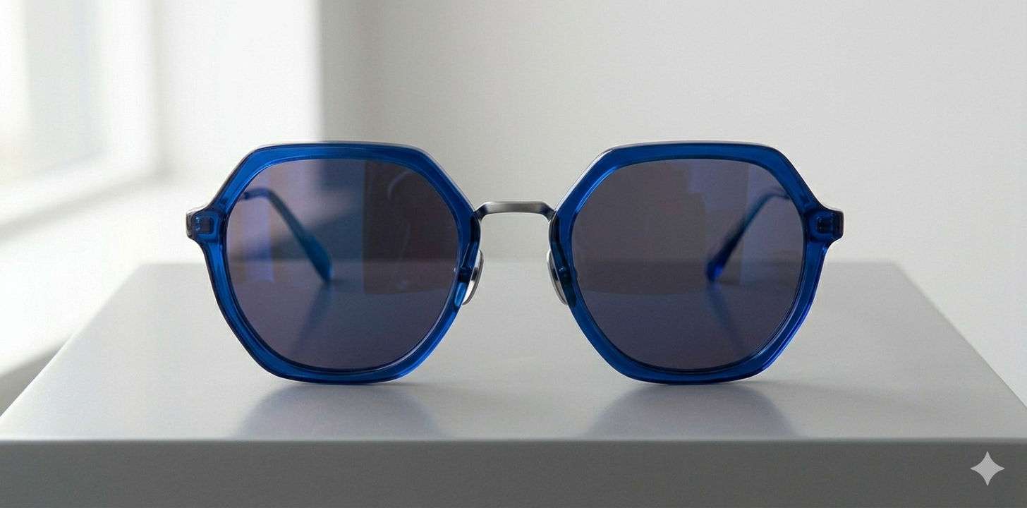 Plastic & Metal Hybrid Sunglasses: Design Balance