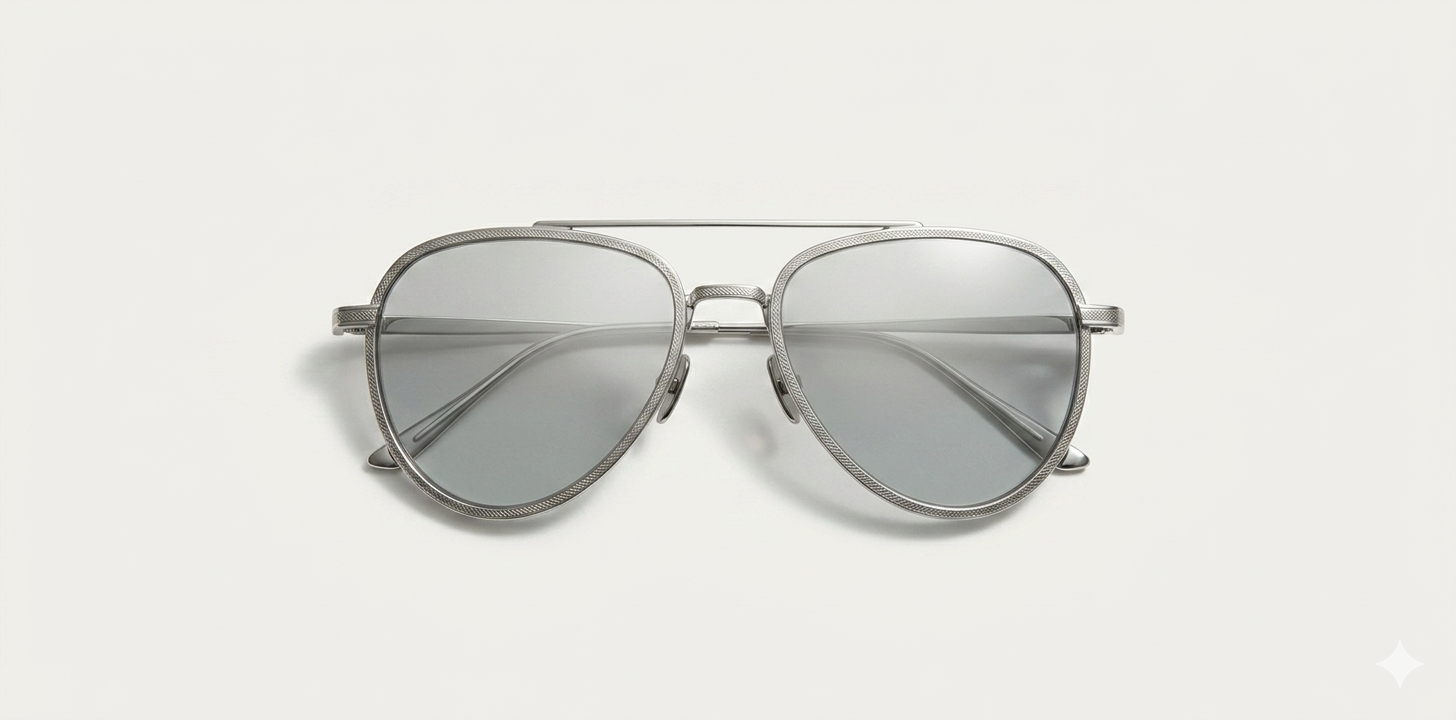 Silver Sunglasses Styling: Cool Metallic Frames