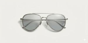 Silver Sunglasses Styling: Cool Metallic Frames