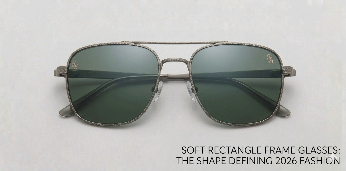 Soft Rectangle Frame Glasses: The Shape Defining 2026 Fashion