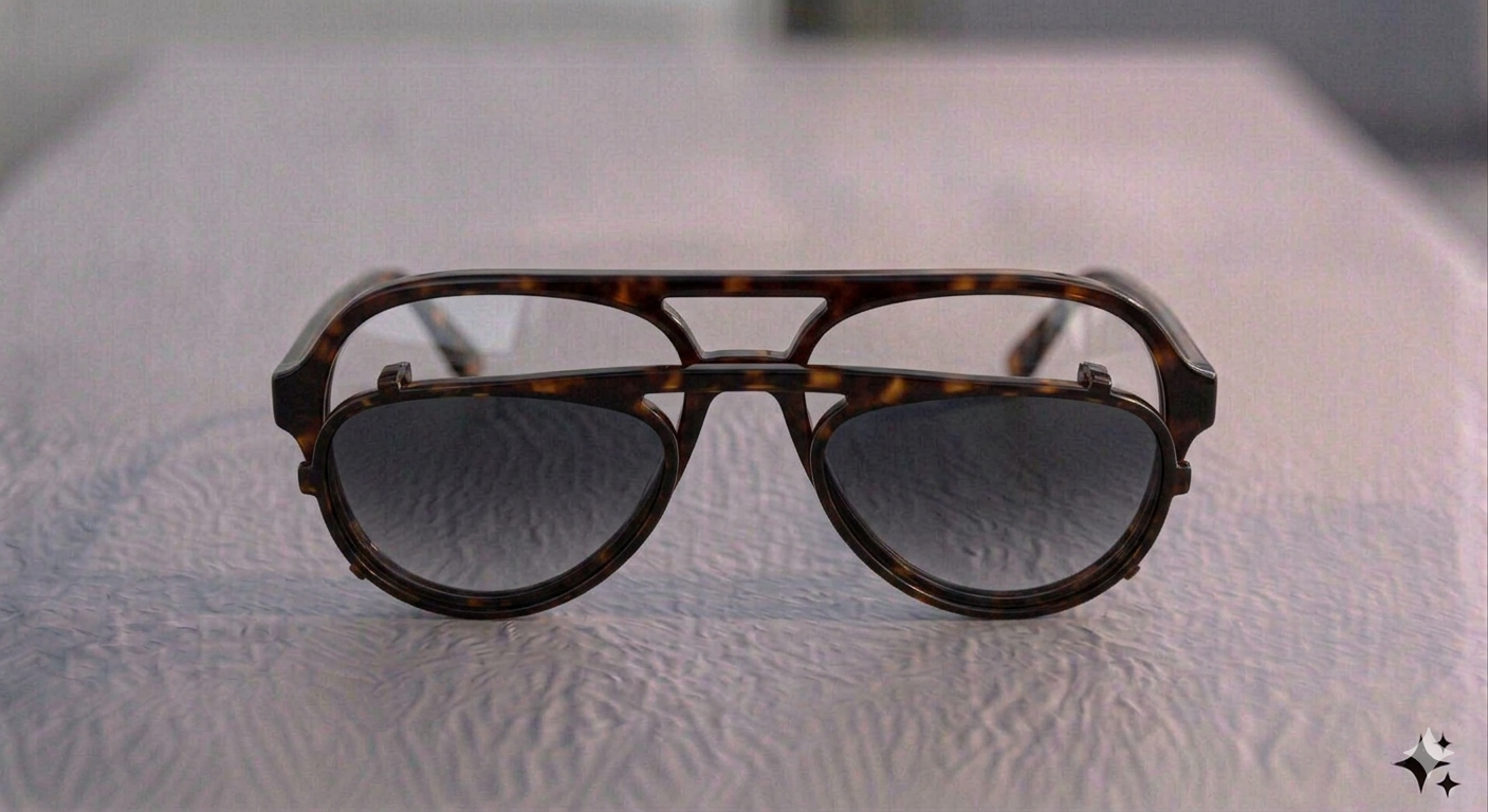 Thick Frame Aviators: Bold Statement Sunglasses
