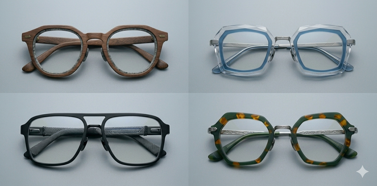 Round glasses guide