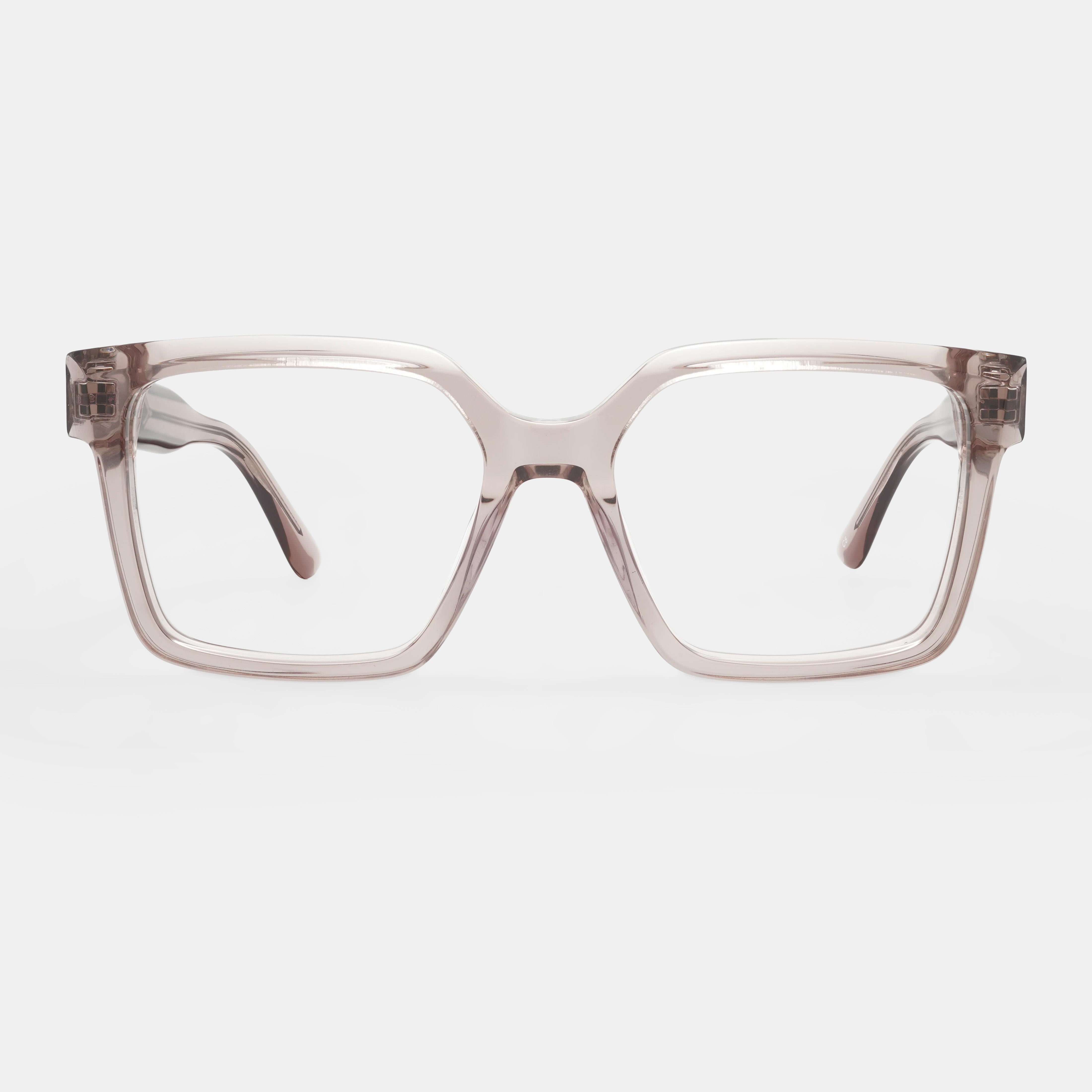 Pink eyeglasses