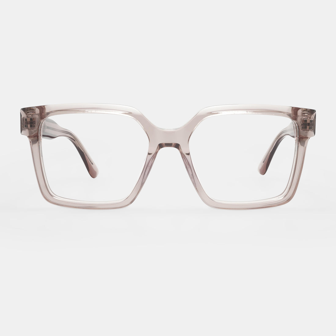 Pink eyeglasses