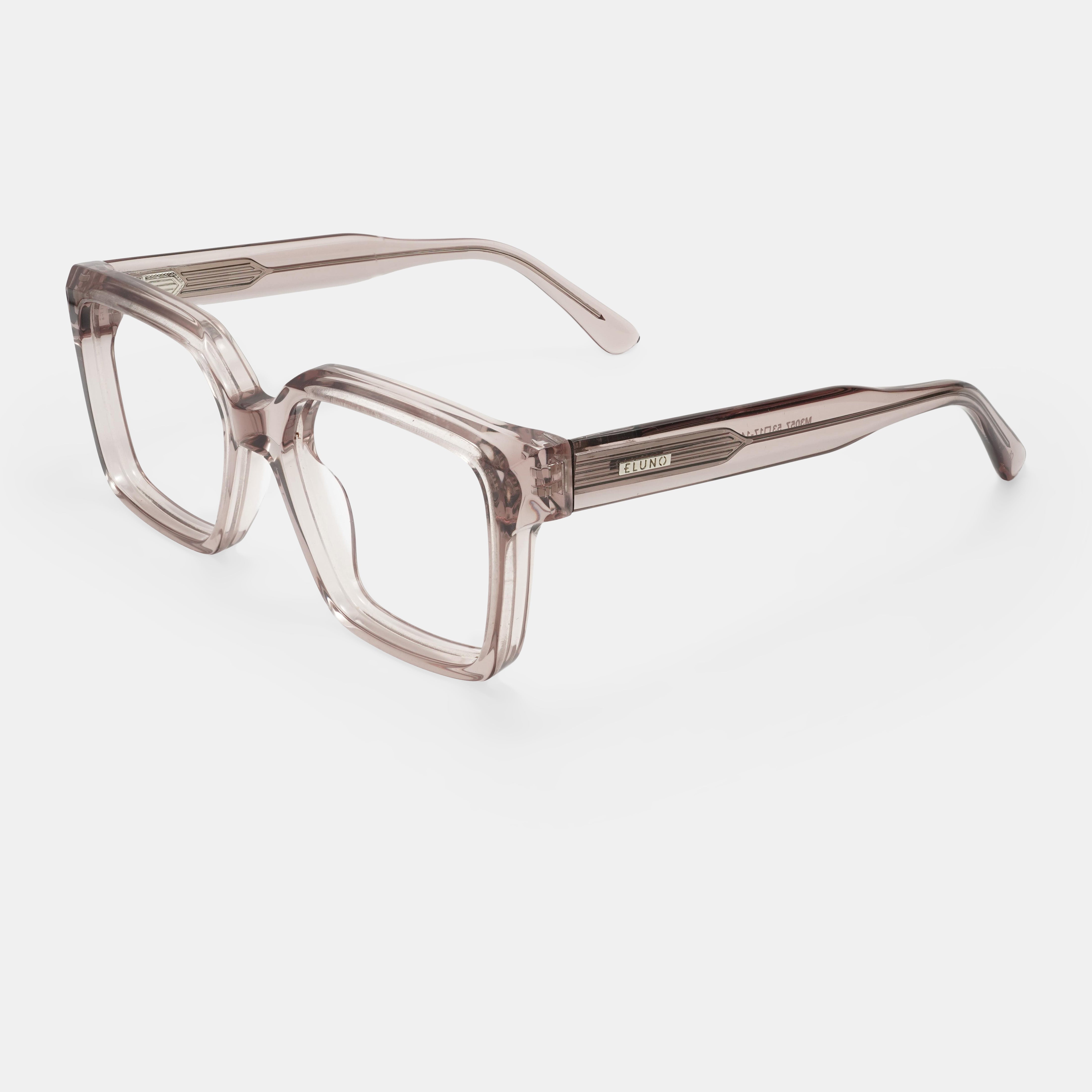 Pink eyeglasses
