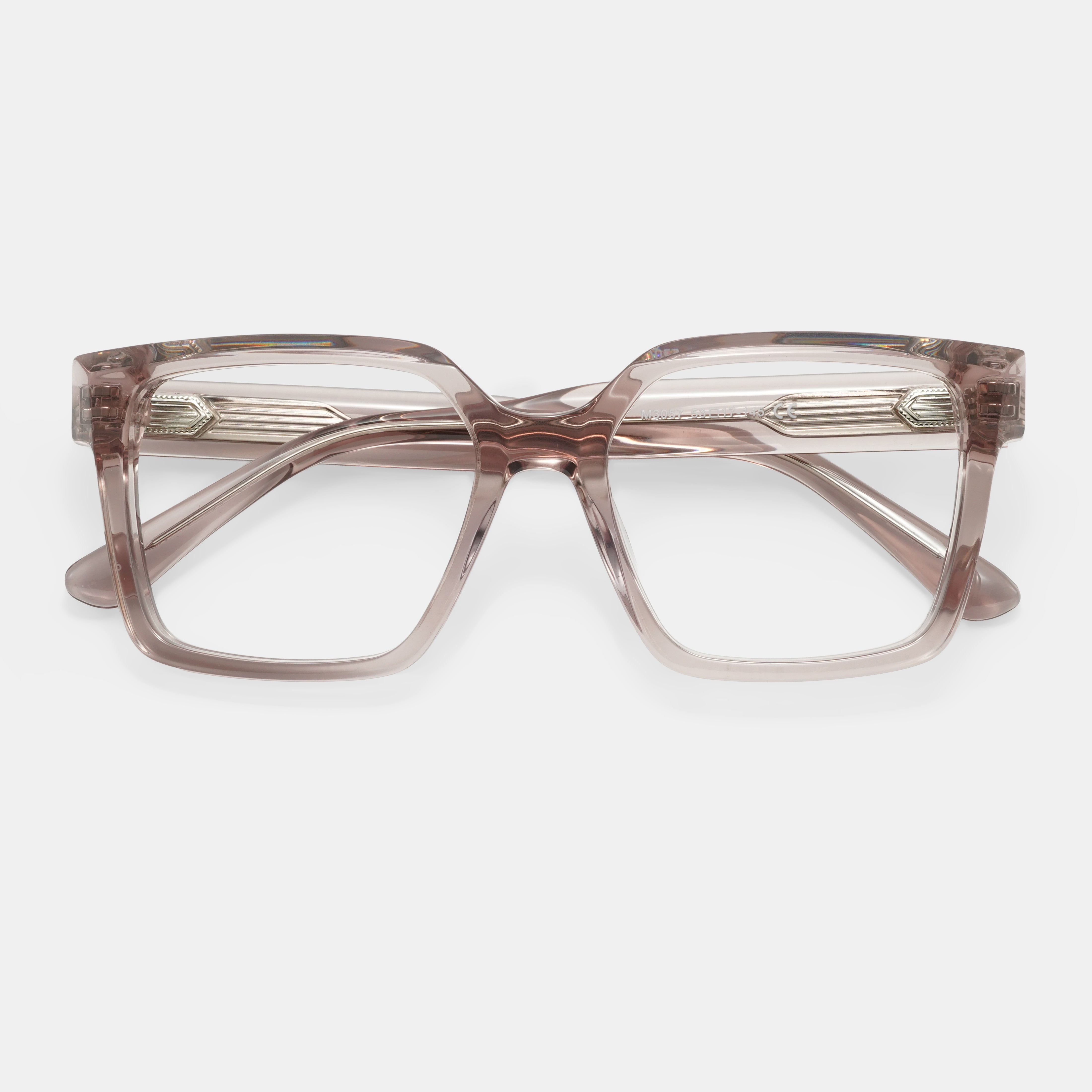 Pink eyeglasses