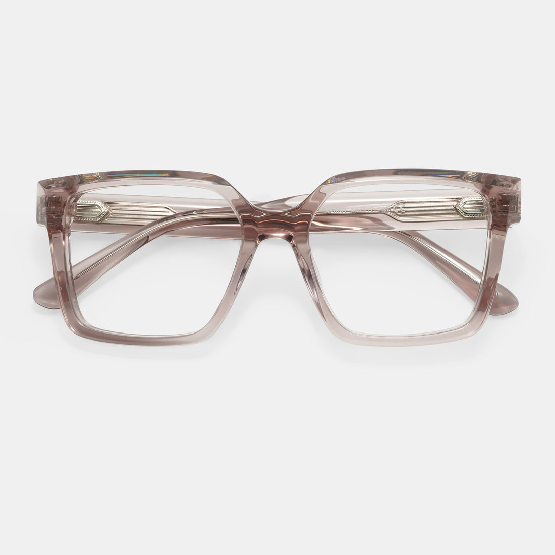 Pink eyeglasses