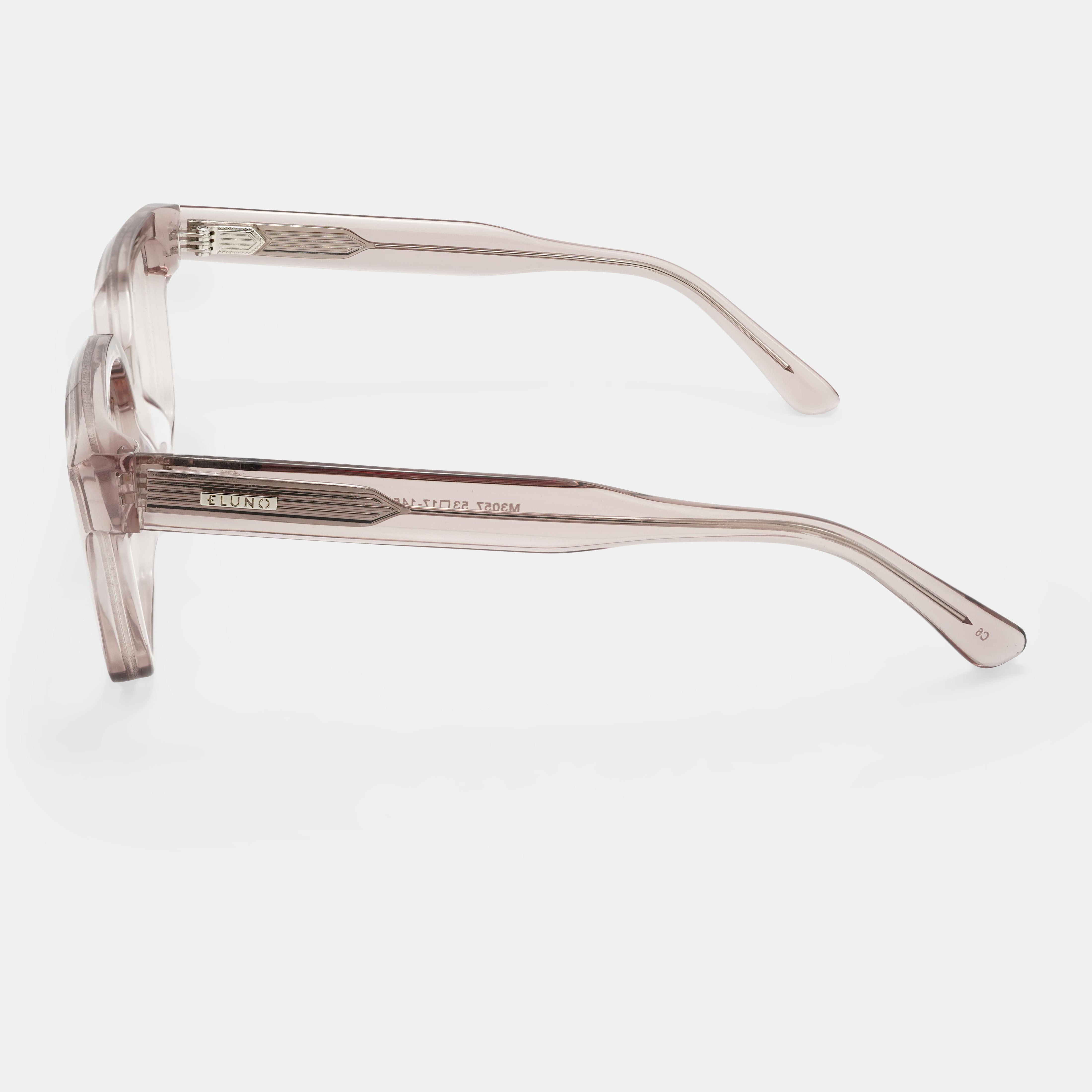 Pink eyeglasses