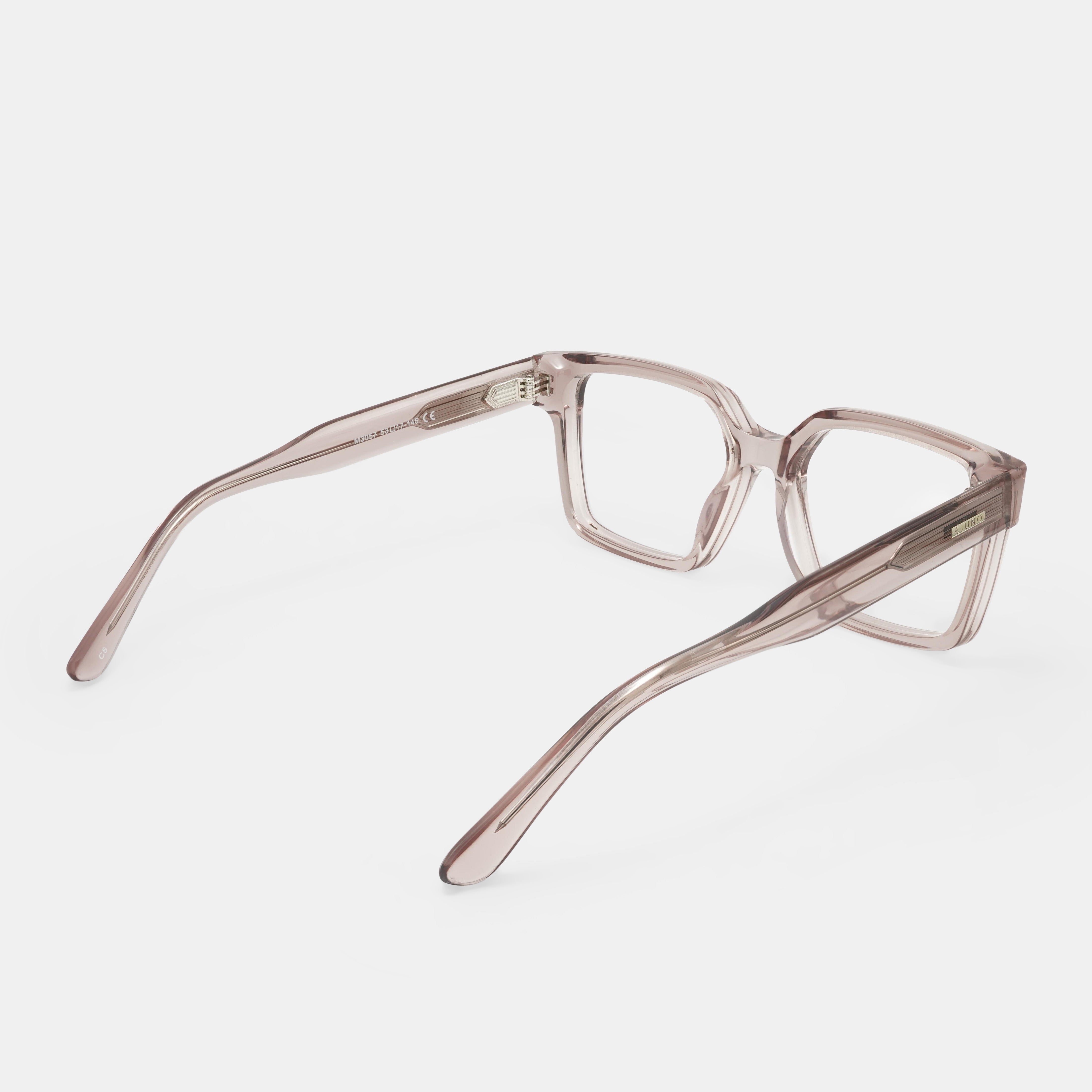 Pink eyeglasses