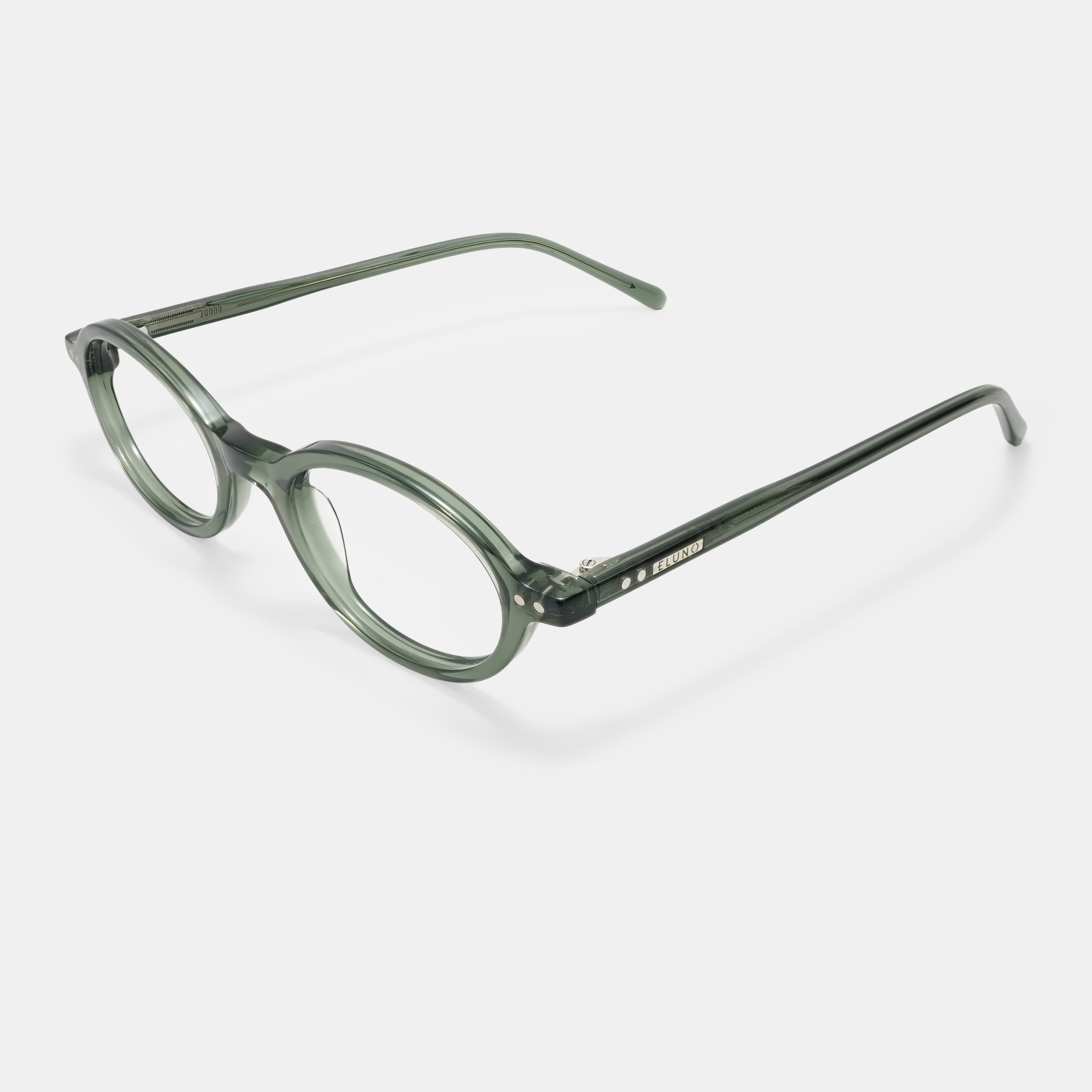 Green eyeglasses
