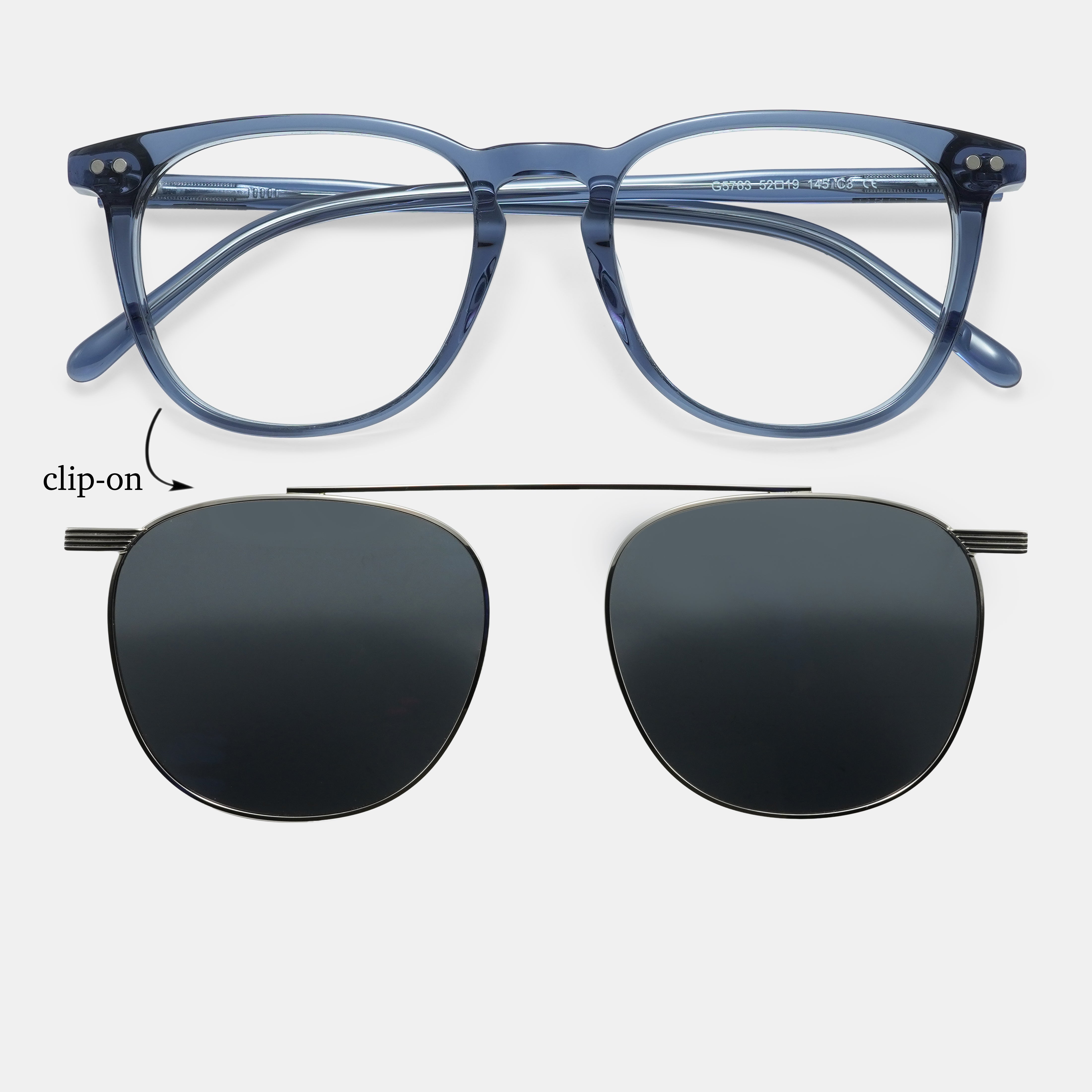 Blue Eyeglasses