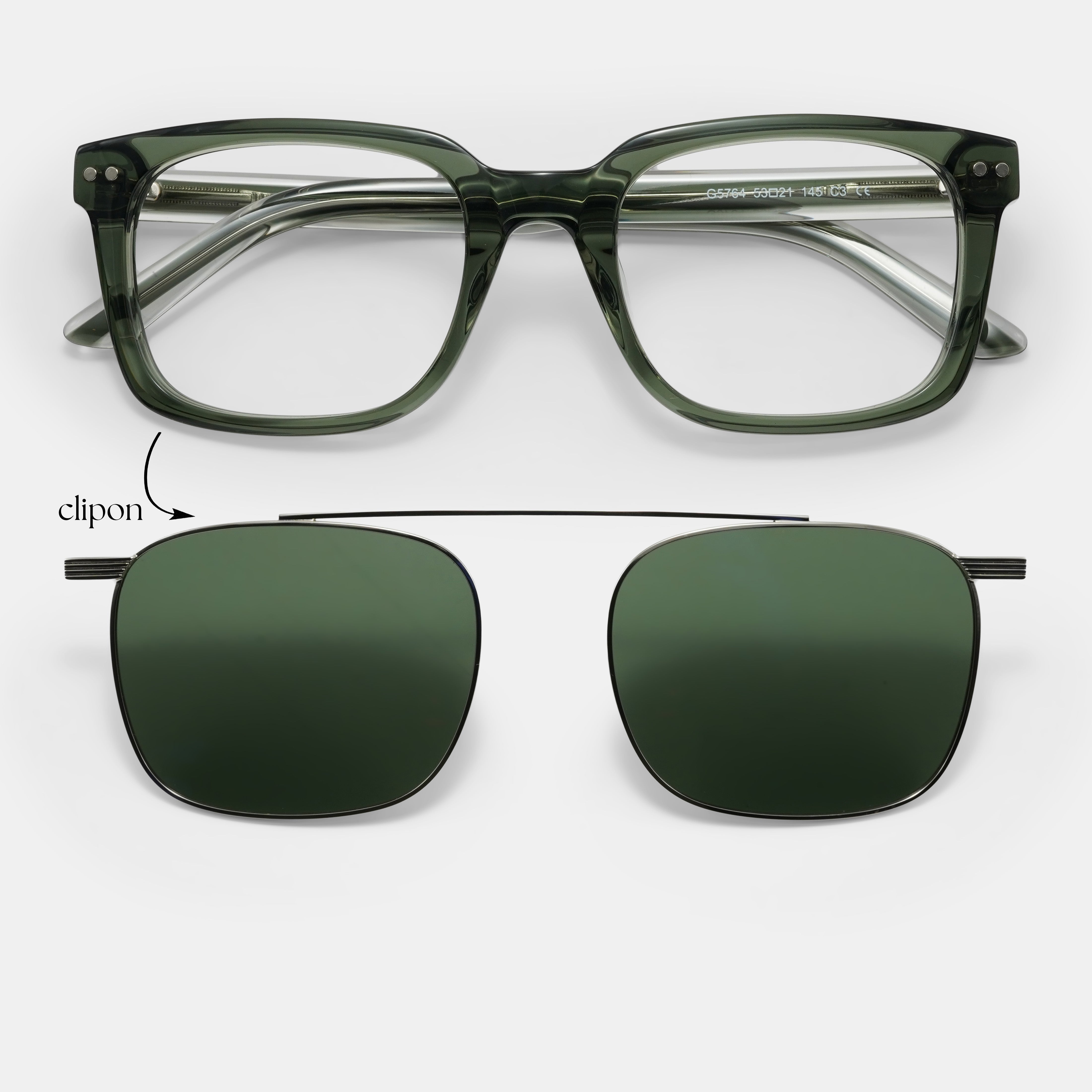 Green spectacles