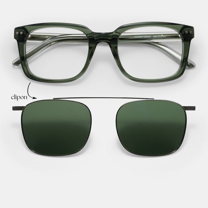 Green spectacles