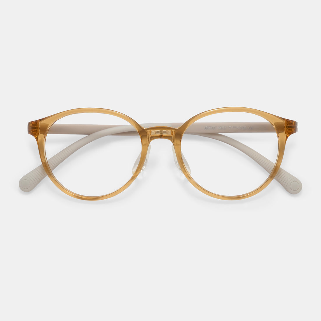 brown eyeglasses
