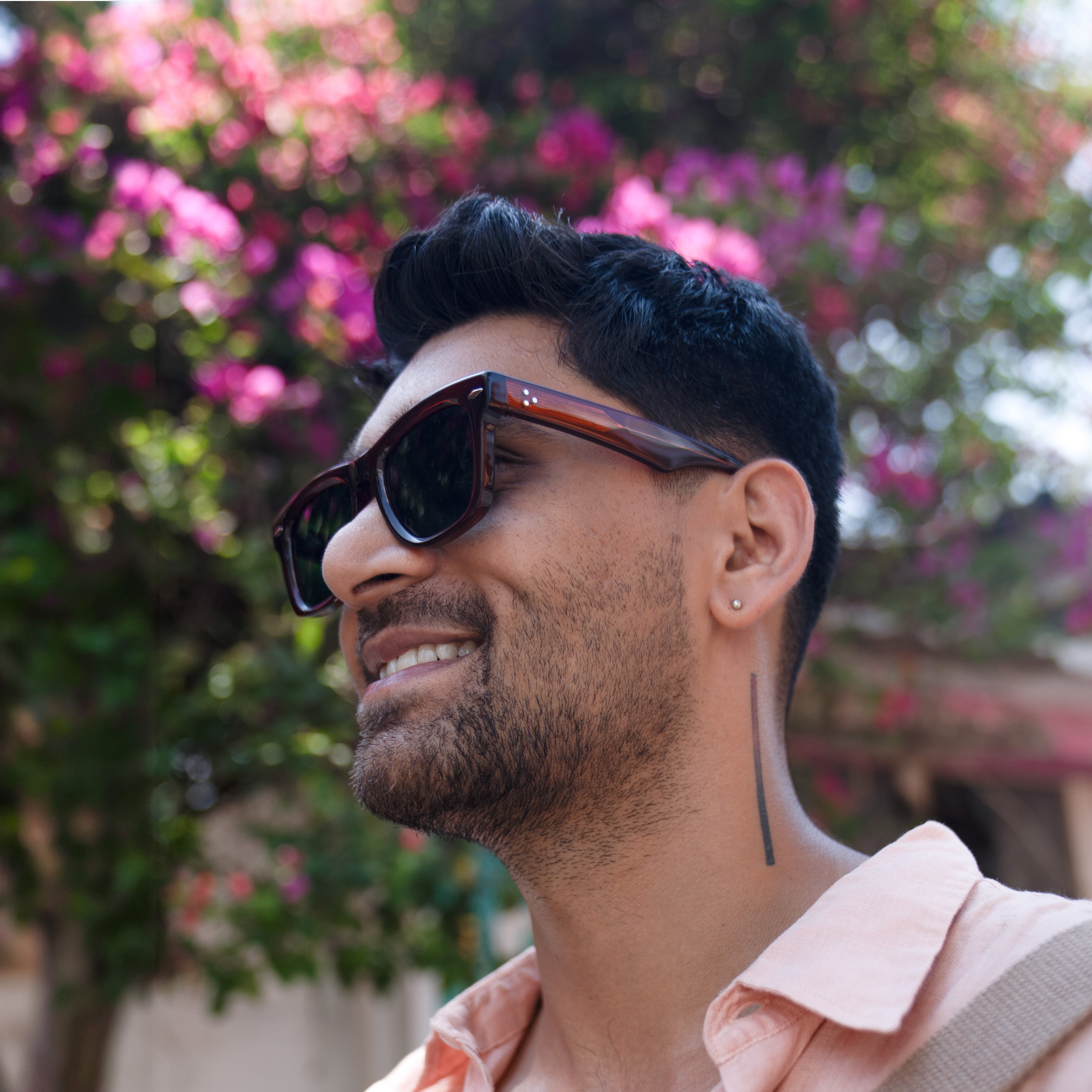 red sunglasses