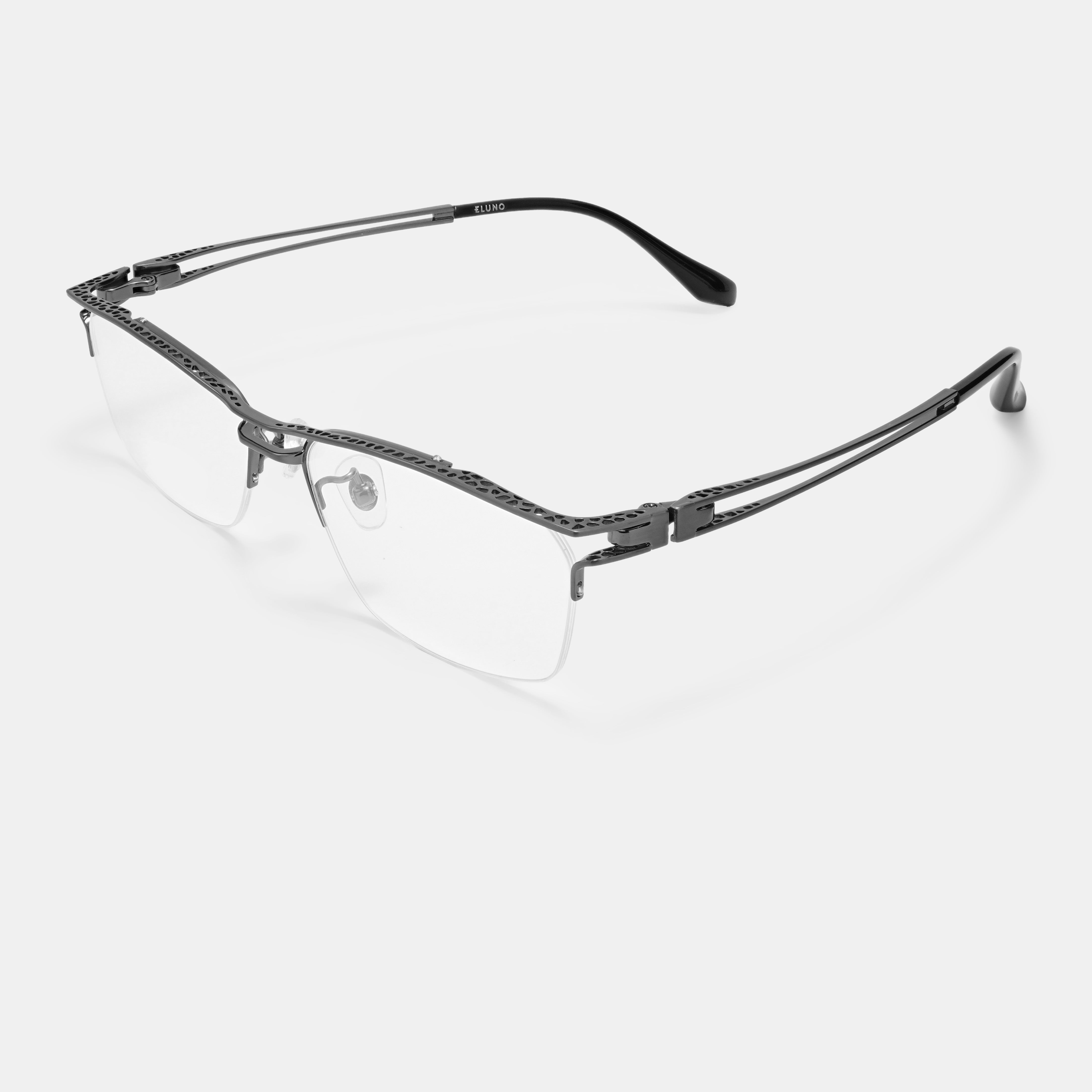 Gunmetal spectacles