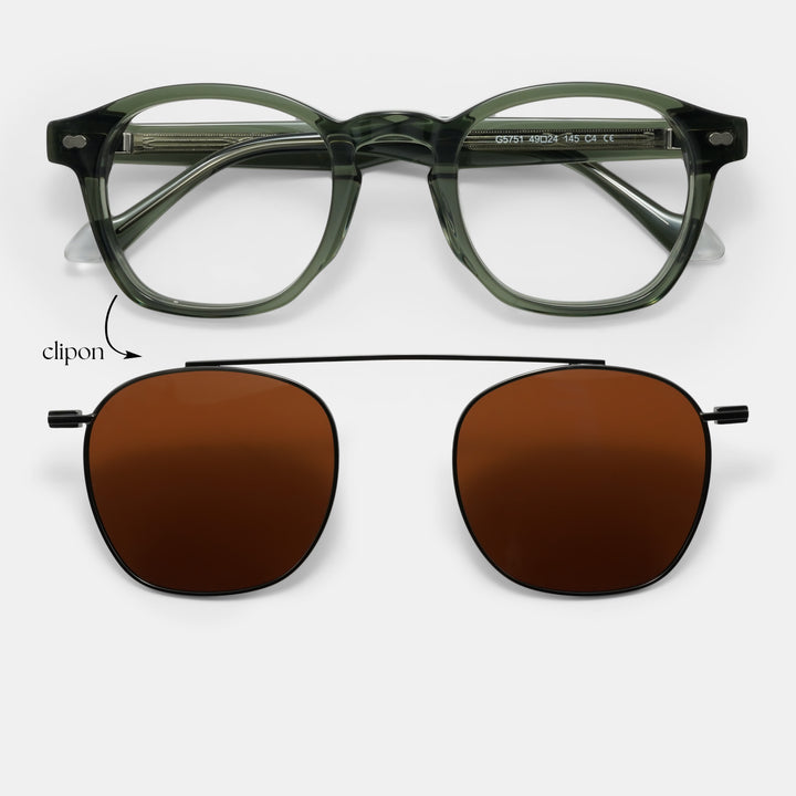 Green Eyeglasses