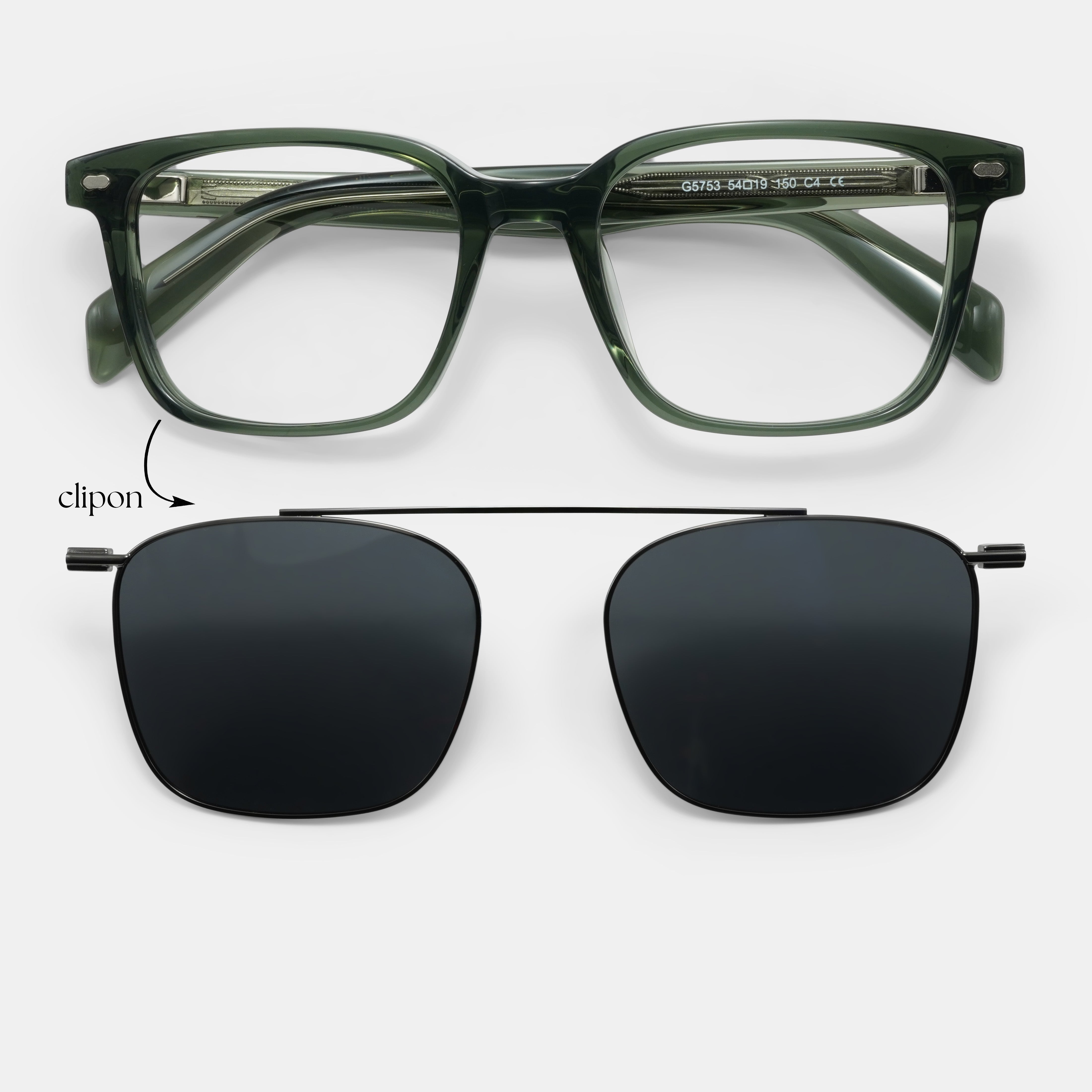 Green Eyeglasses