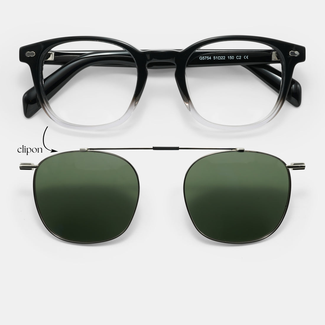 black spectacles