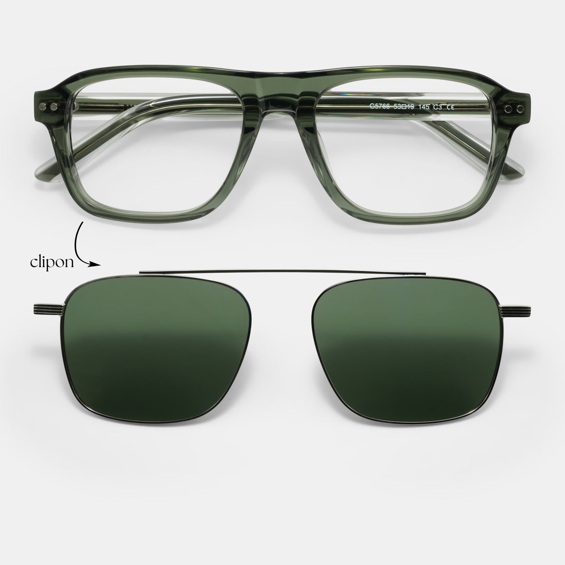 Green Eyeglasses
