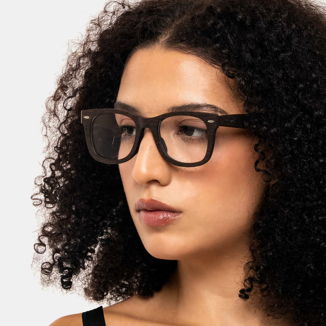 Brown eyeglasses
