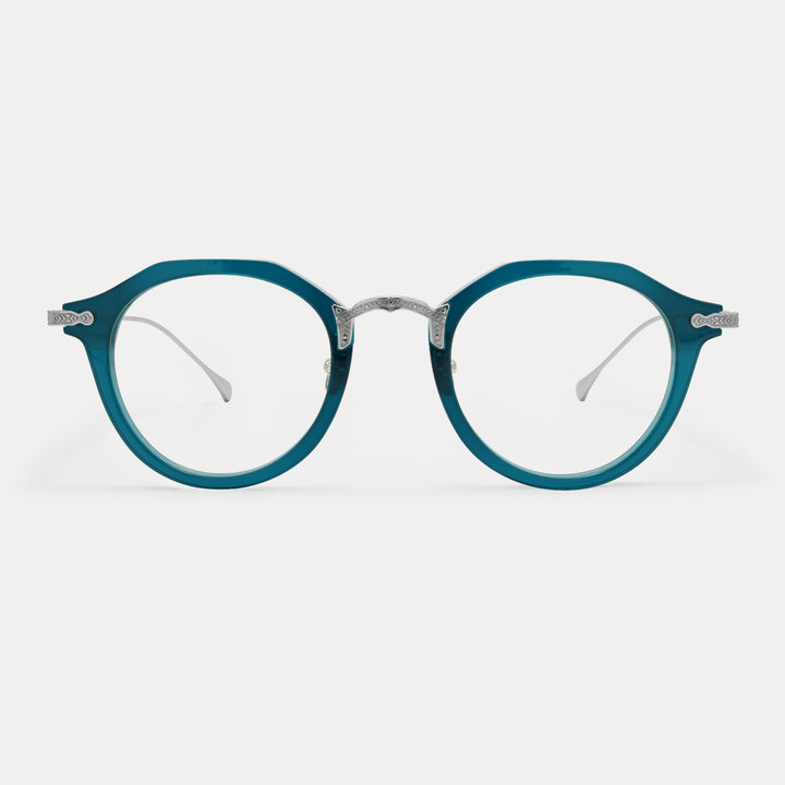 blue eyeglasses
