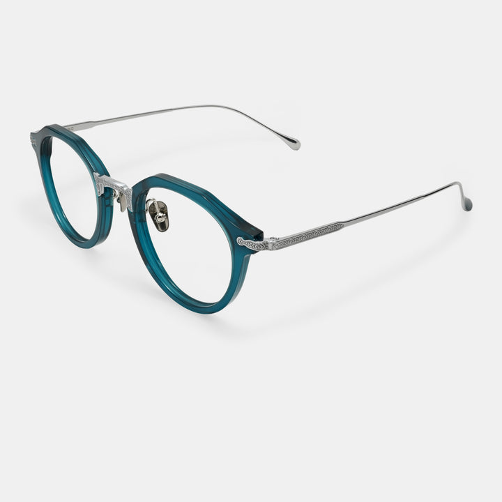 blue eyeglasses