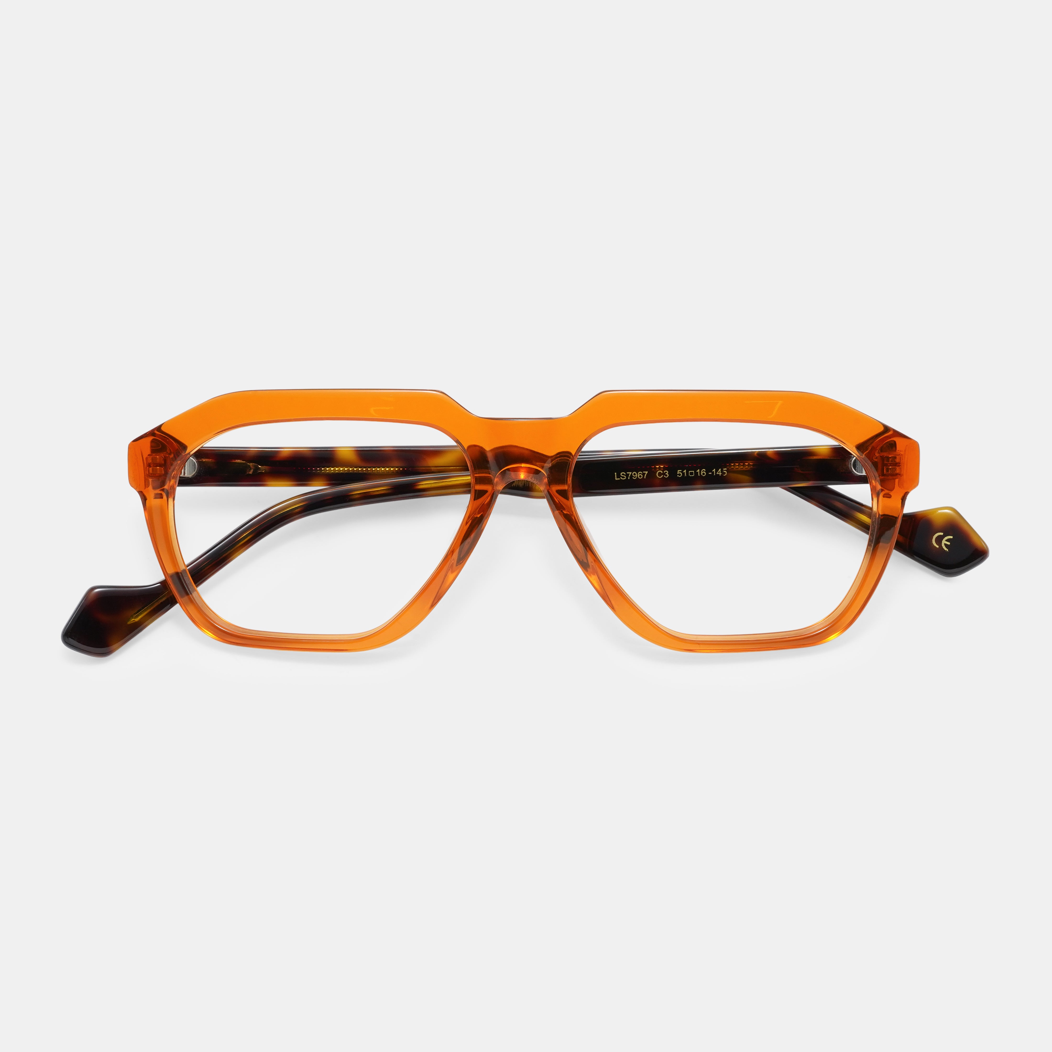 Orange Eyeglasses