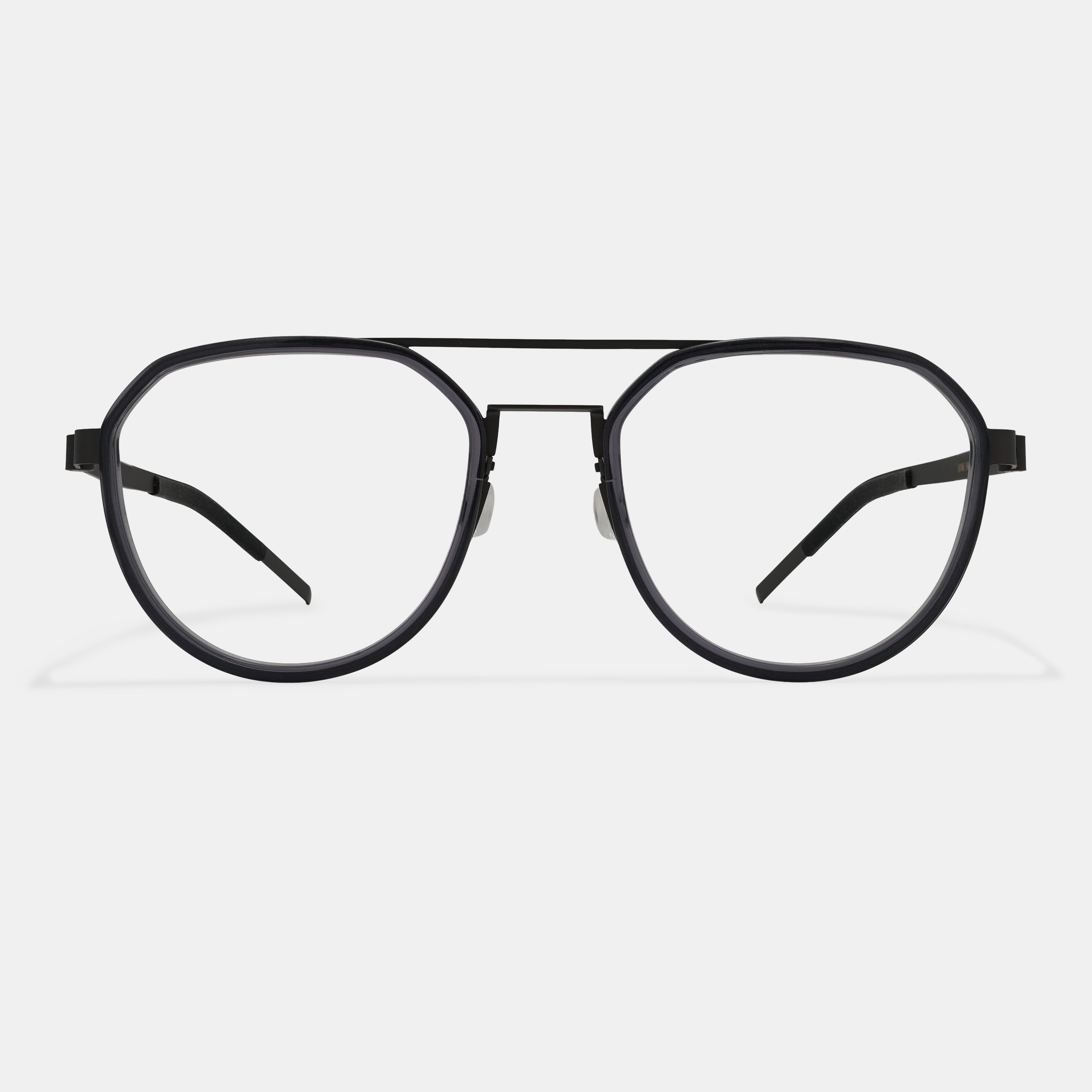 Gunmetal spectacles