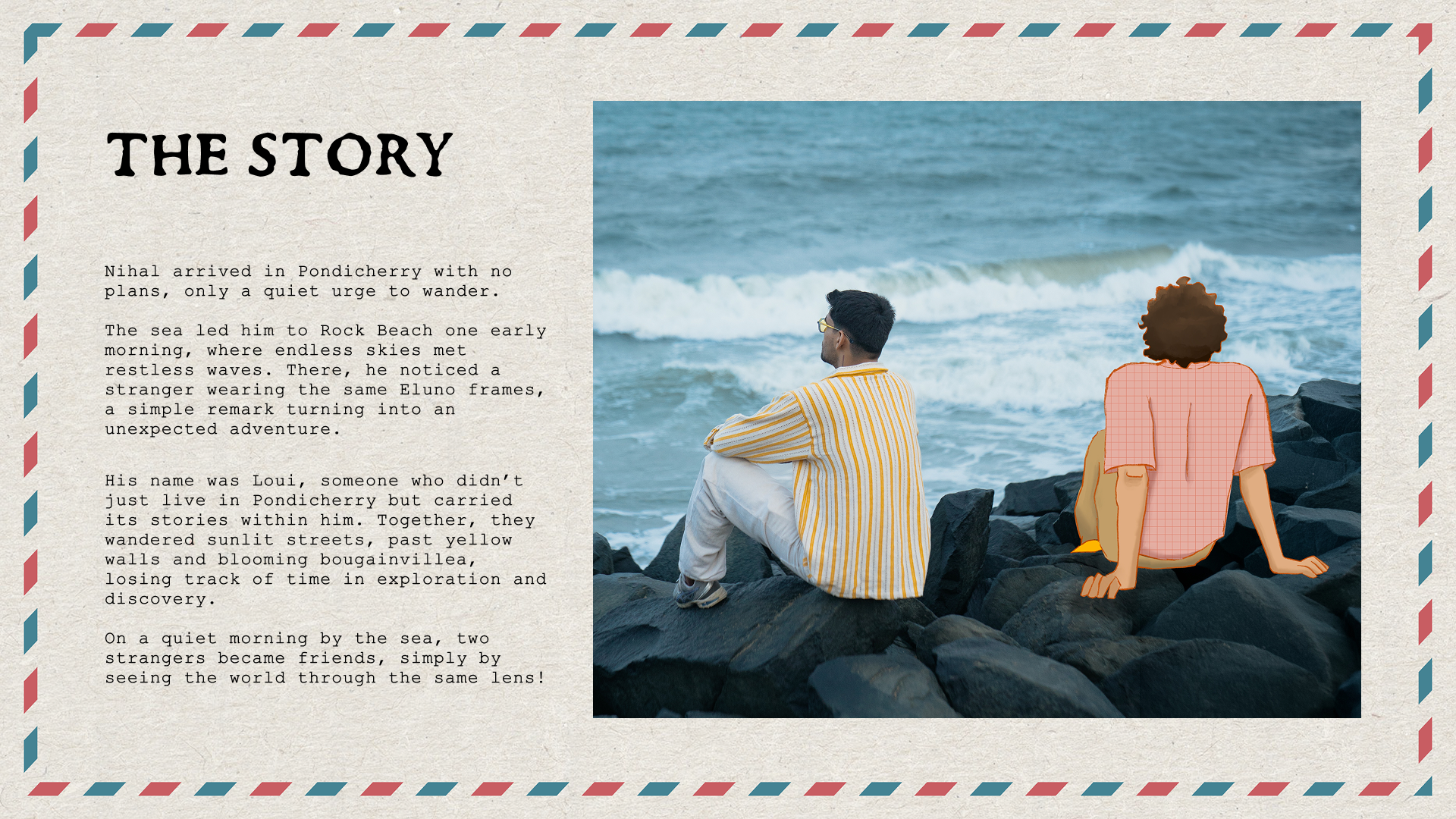 Full-width image slide